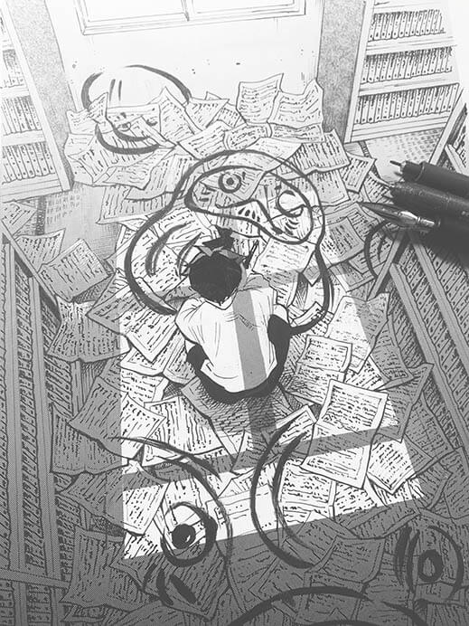 プレーンマンガ　言葉のない物語　- LIISA 個展 - 京都精華大学ギャラリーTerra-S-5