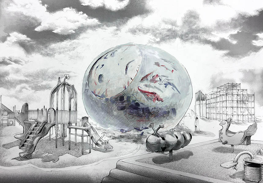 プレーンマンガ　言葉のない物語　- LIISA 個展 - 京都精華大学ギャラリーTerra-S-1