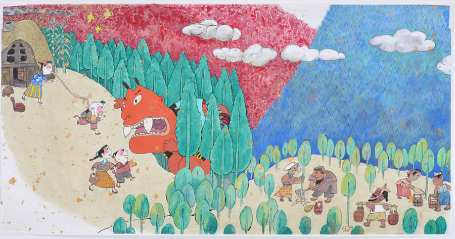 ちひろ美術館コレクション　 なんて世界は素晴らしいのだろう 安曇野ちひろ美術館-4