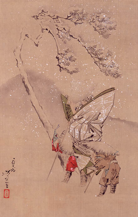 葛飾応為「吉原格子先之図」　―肉筆画の魅力 太田記念美術館-10