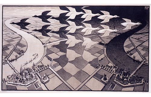 だまし絵の巨匠 エッシャー展　－不思議な版画の世界 広島県立美術館-3