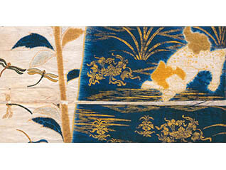 染織品と松浦屏風　―織物・染物・刺繍　いろとりどり―