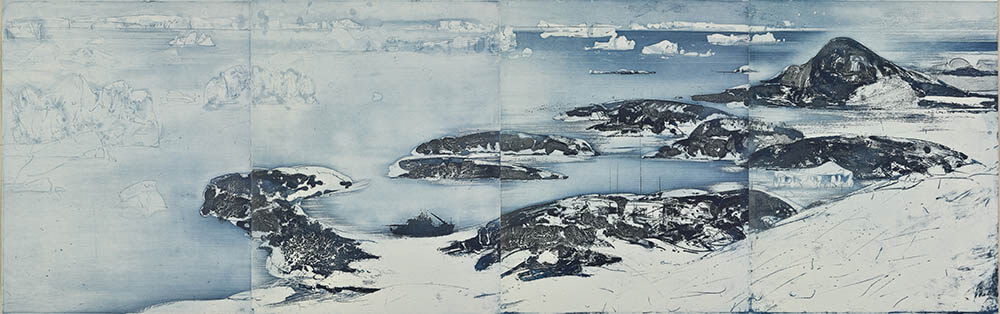 マクシミリアン・クルツヴァイル、池、希少画集画、新品額装付 新収蔵