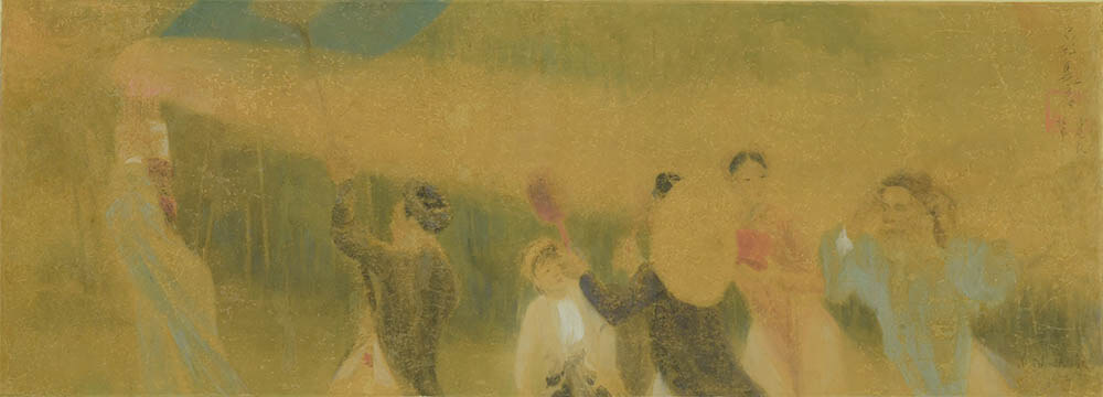 ベトナム絹絵画家 グエン・ファン・チャン　絵画保存修復プロジェクト展 「愛を語る人　画家のまなざしをつなぐ人々の物語」 金沢21世紀美術館-1