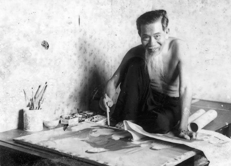 ベトナム絹絵画家 グエン・ファン・チャン　絵画保存修復プロジェクト展 「愛を語る人　画家のまなざしをつなぐ人々の物語」 金沢21世紀美術館-4