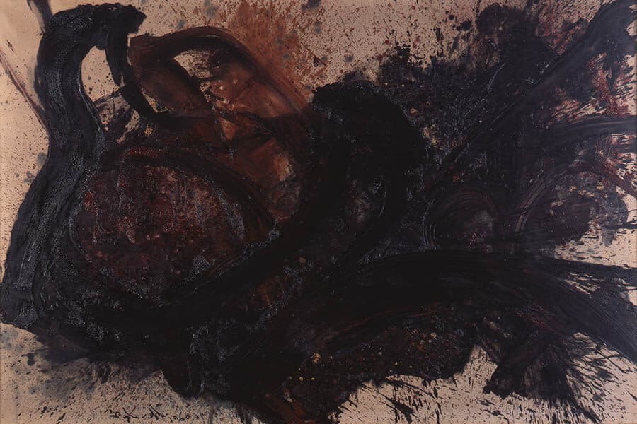 行為と詩情―ACTION ＆ POETRY 特別展示：尼崎市コレクション 白髪一雄 新潟県立近代美術館-2