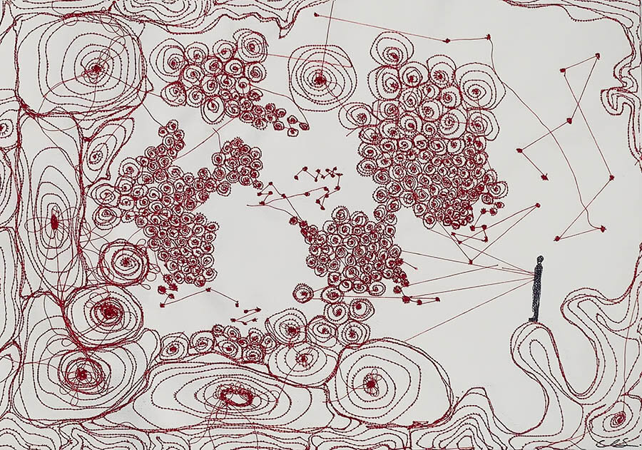 塩田千春　つながる私（アイ） 大阪中之島美術館-7