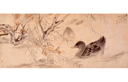常設展　中国近代絵画の魅力　- 花さき鳥うたう - 和泉市久保惣記念美術館-2