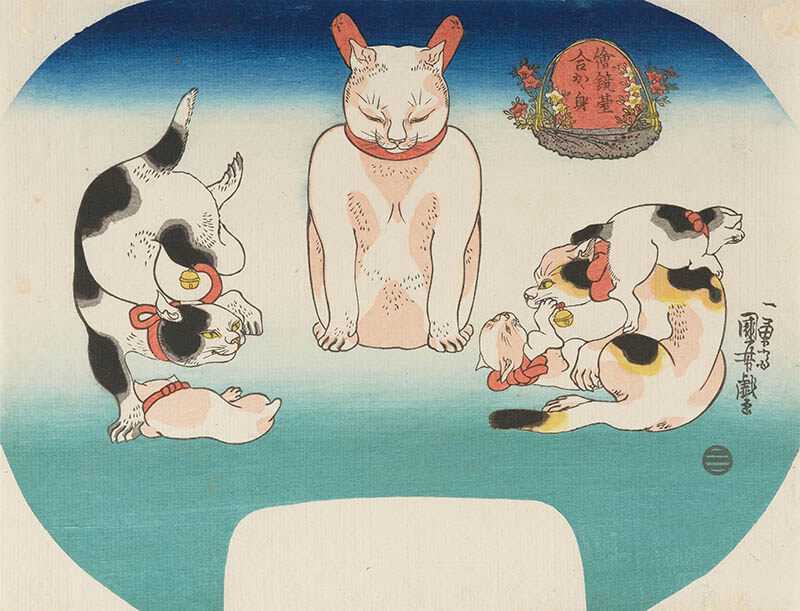 国芳の団扇絵　―猫と歌舞伎とチャキチャキ娘 太田記念美術館-3